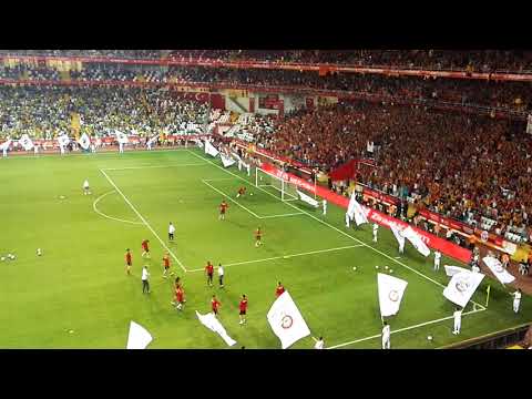 DERBY Galatasaray Fenerbahce Kupa Finali Isınma Hareketleri