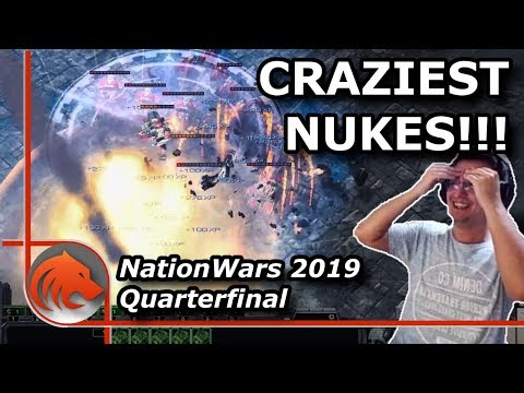 MASS Nukes in Terran vs Terran! - NationWars Streamer Tournament (Quarter Finals)