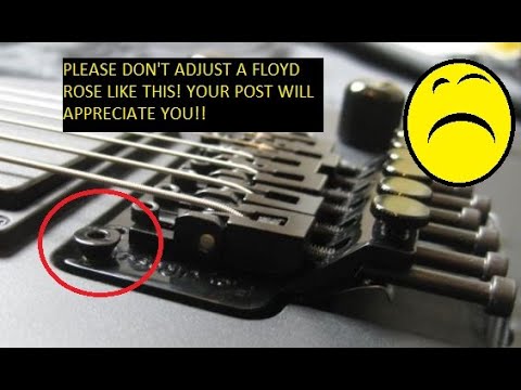 Quick Tips - Adjust the Action on a Floyd Rose Bridge the right way!