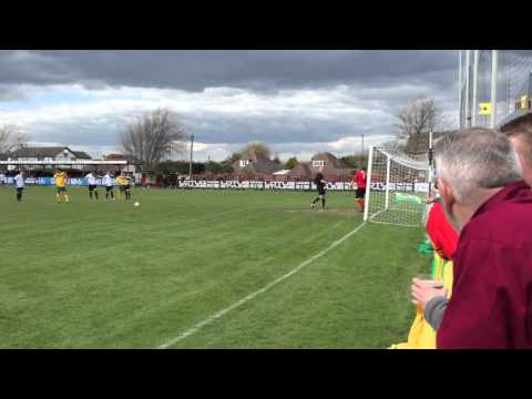 Joe Shelley missed penalty - Horsham vs Pagham