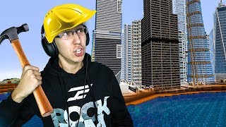 GRADIMO NAJVECI ROCK FAM GRAD!! - Minecraft Vodeno Prezivljavanje #18 LIVE