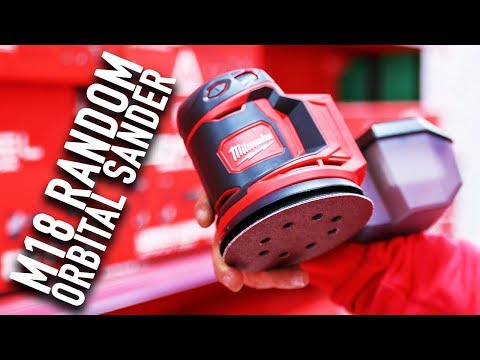 Milwaukee M18BOS125 0 18V Li ion Cordless 125mm 5 Random Orbital Sander Skin Only