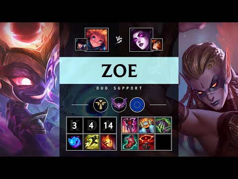 Zoe Support vs Morgana - EUW Master Patch 25.12