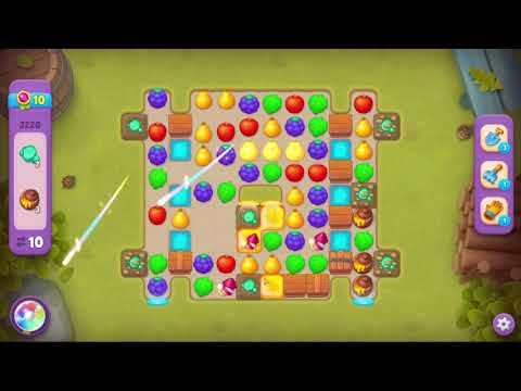 GardenScapes super hard level 3220 25 moves no boosters