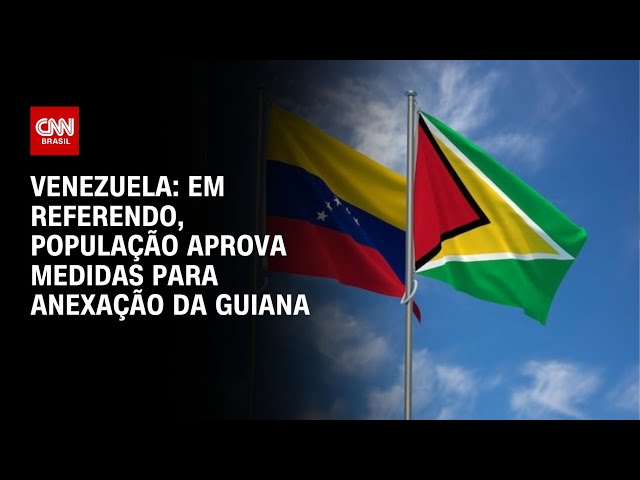 Venezuela: em referendo, população aprova medidas para anexação da Guiana | CNN NOVO DIA