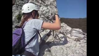 preview picture of video 'Via Ferrata at Nelson Rocks'