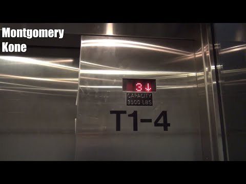 Glass Montgomery Kone Hydraulic Elevator #4 @ Lambert Airport Terminal 1 - St. Louis, MO