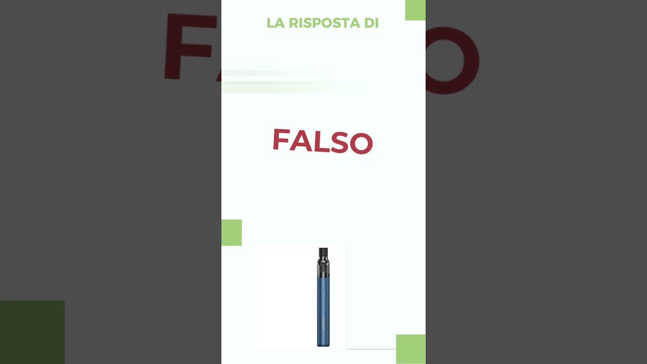 37 - La sigaretta elettronica non comporta rischi? - My Special Doctor - Vero o Falso?