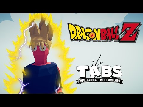 DRAGON BALL Z 1v1 Tournament ► Totally Accurate Battle Simulator (TABS Unit Creator)