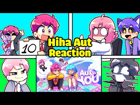 HIHA AUT REACTION MV CA NHẠC CỦA HIHA AUT LOVE YOU TRONG MINECRAFT*HIHA REACTION 🤩🤣