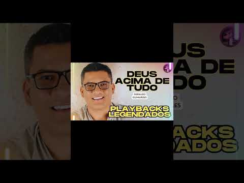 🙏 Playback Legendado | Deus Acima de Tudo - Geraldo Guimarães 🎤 Louvor Poderoso