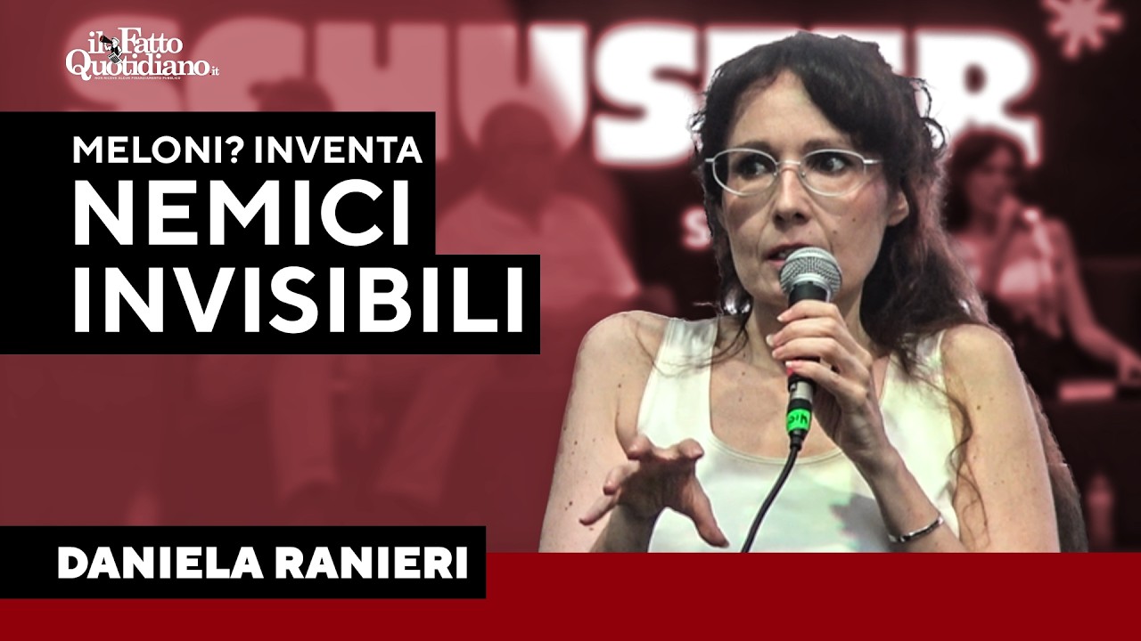 Ranieri: “Meloni invoca nemici invisibili per tenere unito il suo elettorato”