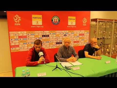 Konferencja prasowa po meczu Górnik Polkowice vs Odra Opole 1:1 (0:1)