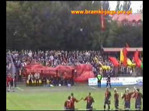 Jagiellonia - MKS Pogoń Szczecin 1:2 2003/2004 - oprawa 1