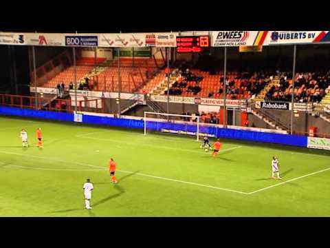 Michael Vakalopoulos, white #3: FC Volendam v SC Veendam, 05.10.2012 part2