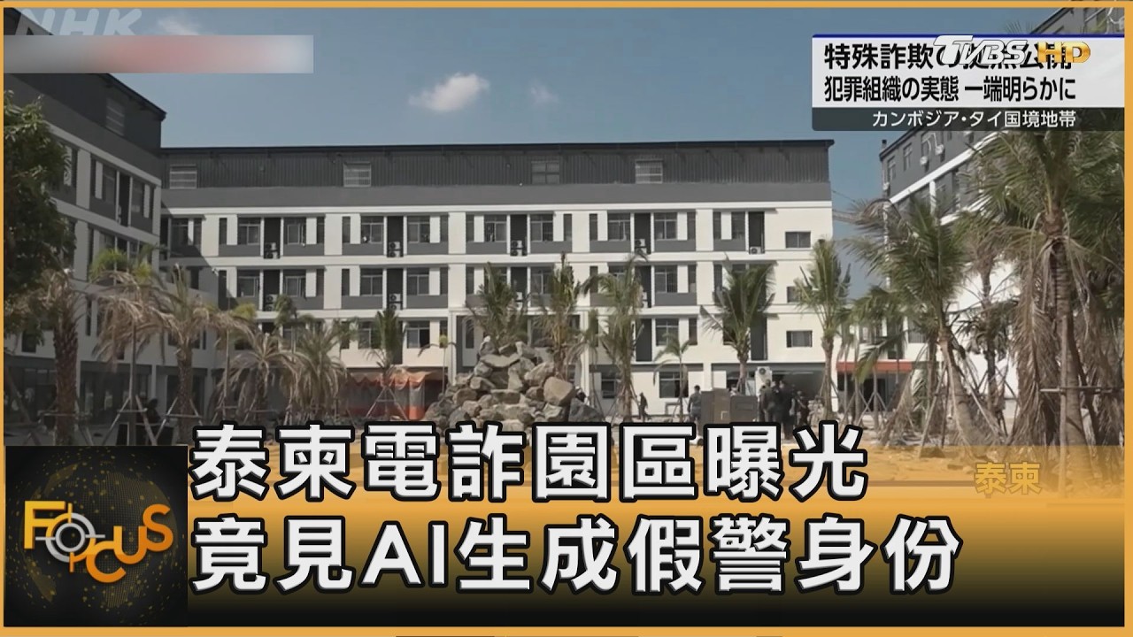 泰柬電詐園區曝光　竟見AI生成假警身份