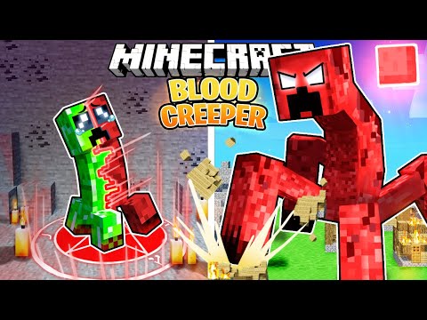 I Survived 100 DAYS as a BLOOD CREEPER in HARDCORE Minecraft!