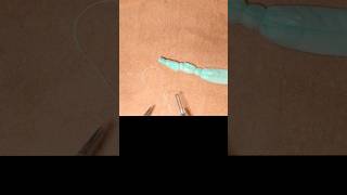 INTRACORPOREAL KNOT TYING - LAPAROSCOPIC APPENDECTOMY #surgeon #surgeryrecovery #laparoscopysurgery
