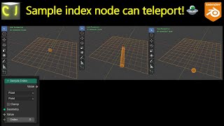 Download the video "Sample Index node can teleport🛸! - Blender 4.2 Geometry node Tutorial"