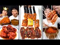 mukbang | Korean super spicy Noodle Challenge | Fire spicy foods Noodles, Enoki Mushroom eating show
