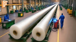 How Millions of BOPP &amp; Bubble Wrap Are Made Inside Massive Production Lines