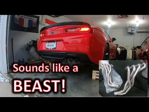 6th Gen Camaro Speed Engineering Header and X Pipe Install