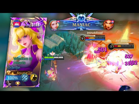 That's Your Request Odette Wisdom of Heart Gameplay!! Mobile Legends
