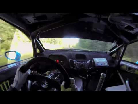 Ken Block and Alex Gelsomino all-GoPro test clip for Rally America's Ojibwe Forest Rally 2013
