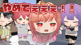 めっちゃ殴られる莉々華【一条莉々華/大空スバル/さくらみこ/常闇トワ/ホロライブ切り抜き】【3Dアニメ】