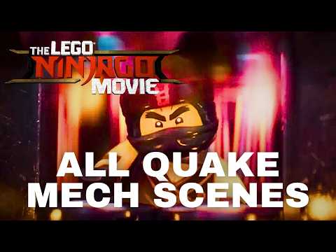All Quake Mech Scenes | The LEGO NINJAGO Movie