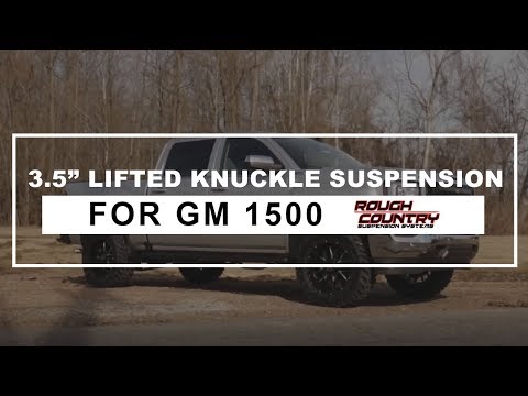 Installing 3.5 inch Lifted Knuckle Suspension Kit by Rough Country | GM 1500