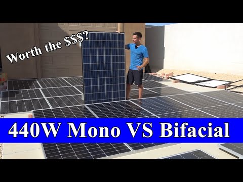 440W Mono Solar Panels VS 410W Bifacials: Worth the extra cost?