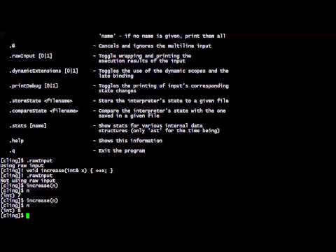 Cling — An Interactive C++ Interpreter