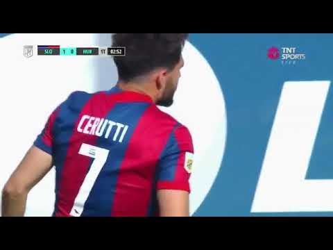 Gol de Ezequiel Cerutti. San Lorenzo 1-0 Huracán