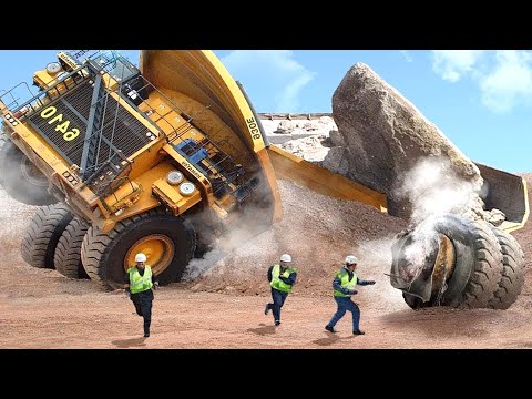 Extreme Dangerous Idiots Dump Trucks Operator Fails Working, Heavy Equipment Truck Driving Skills