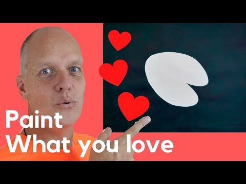 Follow your heart in art - Paint like Ellsworth Kelly