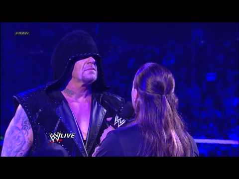 The Undertaker Returns On Raw To Confront Shawn Michaels