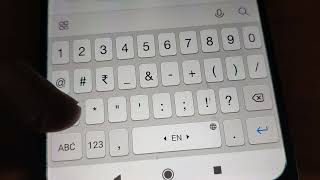 How to type the degree symbol on an Android phone