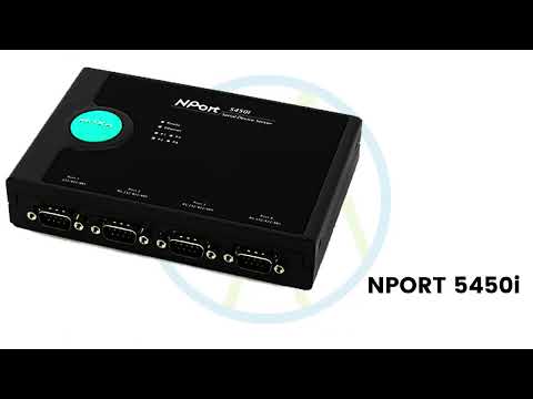 Moxa nport 5450i, 12 to 48 vdc