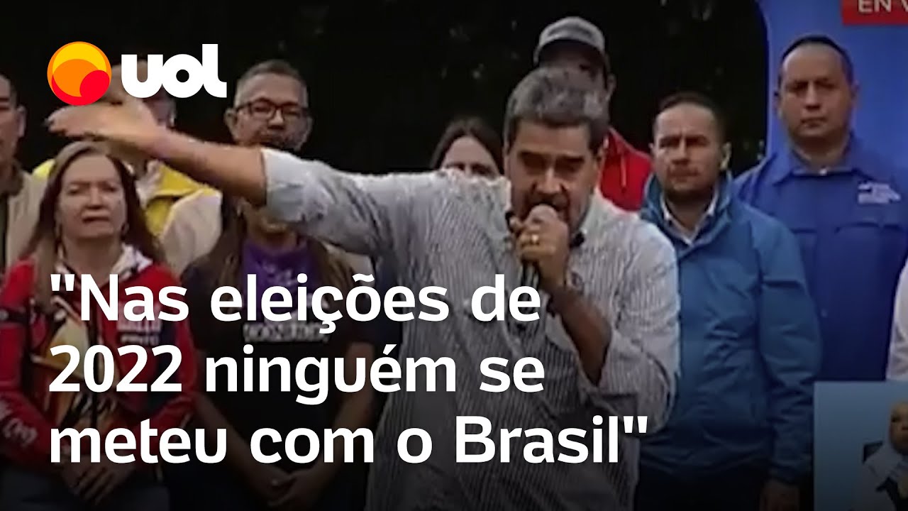 Maduro manda indireta a Lula: "Nas eleições de 2022 ninguém se meteu com o Brasil"