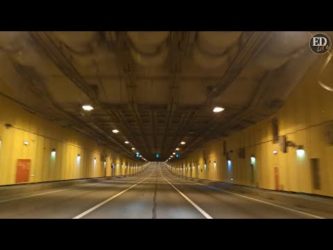 Как выглядит тоннель под Финским заливом в СПб: дорога в Кронштадт по КАД (А118)