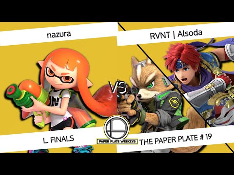 The Paper Plate #19 Losers Finals - Nazura (Inkling) Vs. RVNT Alsoda (Fox, Joker, Roy) SSBU