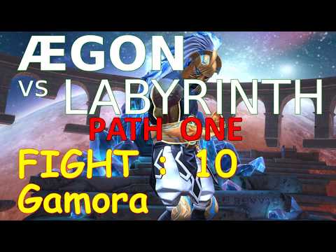 Aegon vs Gamora - Labyrinth path 1