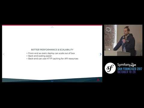 SymfonyLive San Francisco 2017 - Our Journey into Decoupled Apps with Symfony - Josh Schroeder