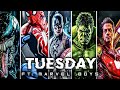 TUESDAY FT MARVEL BOYS