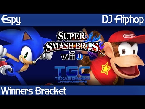 TRTTGC2 Smash Wii U - Espy (Sonic) vs DJ Fliphop (Diddy) - Winners Bracket