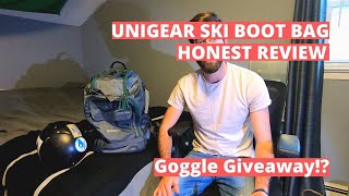 Unigear Ski Boot Bag Review | Honest Opinion and Goggle Giveaway!!!
