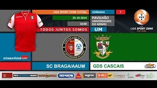 preview picture of video 'FUTSAL | SCBraga/AAUM vs Dramático de Cascais'