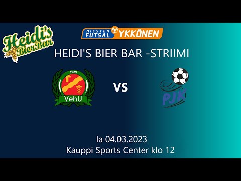 LIVESTRIIMI: VehU - PJK Futsal-Ykkönen la 04.03.2023 klo 12
