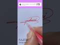 Y Letter Signature Writing Style Signature Short Writing